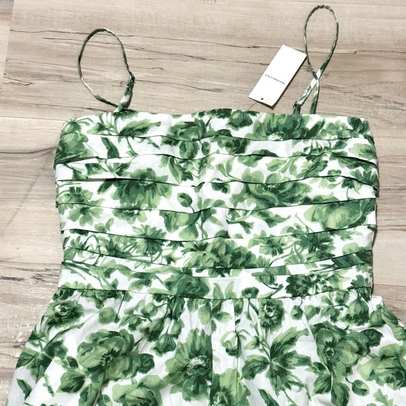 NWT Emerson Ruched Strapless Romper Cotton Blend w/pockets- Abercrombie & Fitch - Picture 3 of 7